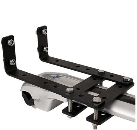 Relingträger Markisen-Montagehalterungen Dachträger Off-Road-Snap Feste Auto-Gepäck-Querstange Zelthalter Auto-Seitendach, Markise Sonnenschutz Dachreling (Farbe : Black 1set)
