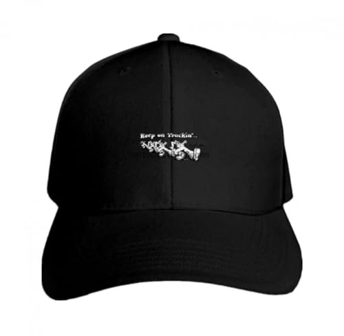 Baseball Kappe Künstlerzeichnung auf Papier Keep On Truckin Snapback-Mütze Schirmmütze für Outdoor-Sportarten für Hip-Hop-Liebhaber Geschenk