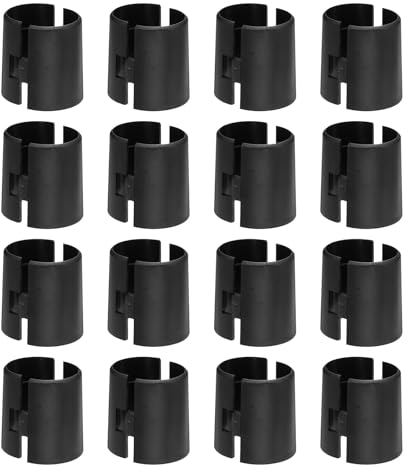 sourcing map Draht-Regal-Clips, 38 mm, ABS-Kunststoff, Regalschloss-Clips für Drahtregale, Regale, Schloss, Clips, Ersatzteile, Pfostenregale, 16 Stück