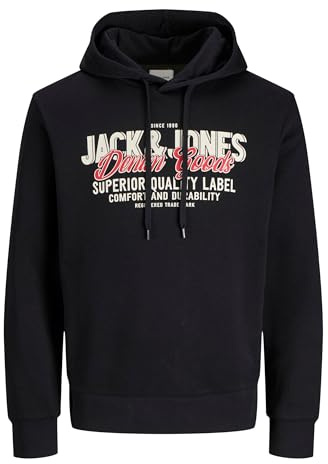 JACK & JONES Male Kapuzenpullover Logo Kapuzenpullover