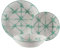 Vajilla Versa Pompeia Turquesa Porcelana 18 Piezas - Marca: Versa - EAN: 8420327554444