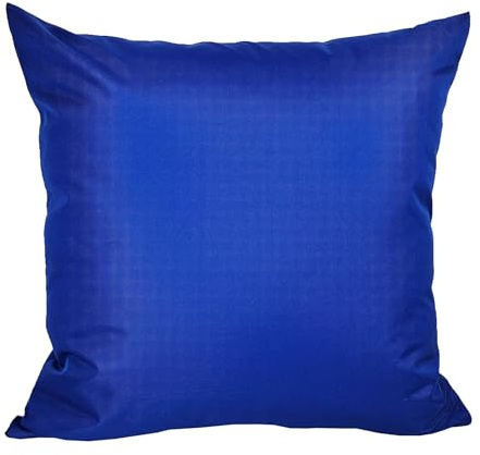 JACK 40x40cm Outdoor Lounge Kissen Dekokissen inkl. XXL-Füllung Wasserabweisend Sitzkissen Garten Stuhl Lotus Effekt, Farbe:Blau