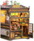 CUTEBEE Book Nook Maquette Kit - DIY Miniature House 3D avec Magic pour Adultes, Maquette Maison Déco Végétale Cadeau Parfait pour Les Amoureux des Livres, étagère à Livres Déco (Fantasy Plant Shop)