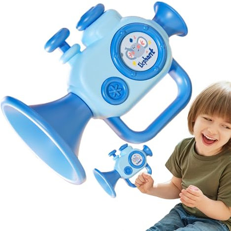 Tyinerc Spielzeughorn, Trompete Für Kinder Musikhorn,Musical Lightweight Educational Mundoniconica Noisemaker Für Alter 3-5 Kleinkind Kinder Geburtstag Musik Lektion