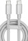 AR&M USB C to USB C Cable (1M 2M 3M), Fast Charging Nylon Braided Cord, Compatible with iPhone 15, 16 Pro Max, Samsung Galaxy, Android Phones, Tablets, and More – Silver (3m)