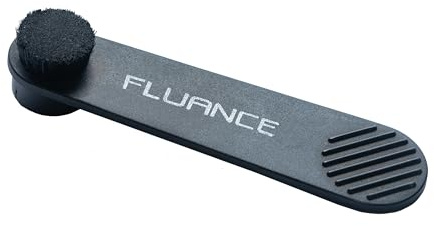 Fluance Anti-Static Carbon Fiber Stylus Cleaning Brush - Safely Removes Dust & Static from Your Record Stylus to Preserve Sound Quality and Reduce Pops, Crackles, Surface Noise (VB51)