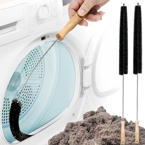 Dryer Vent and Washing Machine Lint Cleaner Brush, Multifunctional Radiator Cleaner Brush, Efficient Lint and Dust Remover for Laundry Appliances and Remover for Laundry Appliances and Radiators