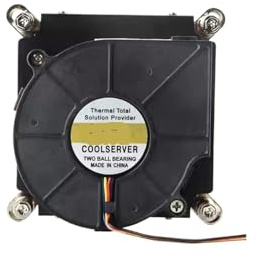Ventola dissipatore CPU con routing soft server 1U interamente in rame 1155 115X 1200 2011(3)