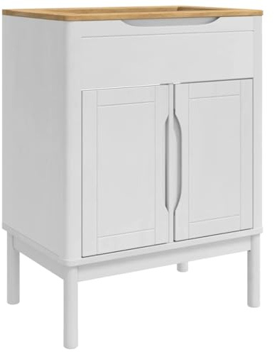 Genérico Mueble de Lavabo para baño con Estante Floro 60 x 40 x 80 cm,Mobiliario,Conjuntos de Muebles,Muebles de baño,42011242
