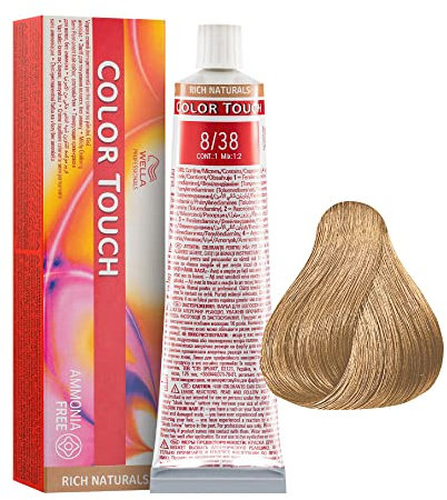 Wella, Coloración permanente (Color Touch 8/38) - 60 ml.