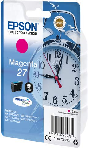 EPSON® Tintenpatrone 27, original, magenta, 3,6 ml, Sie erhalten 1 Stück