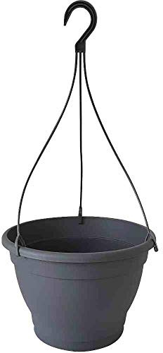 Siena Garden Hängeampel anthrazit 30cm