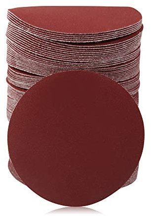 SPEEDWOX Hook and Loop Sanding Discs 100pcs 3 inch 400 Grit Sandpaper for Wood Drill Grinder Rotary Tools No Hole
