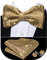 Barry.Wang Fliege Herren Set Paisley Satin Fliege Einstecktuch mit Manschettenknöpfe Set Vorgebundene Fliege,für Bräutigam Hochzeit formal Sfeier Weihnachten