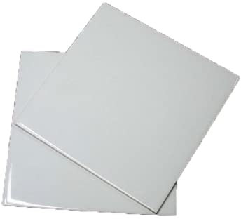 Mattonella Bianca Smaltata per Sublimazione cm 15x15. Pacco da 20 Pezzi