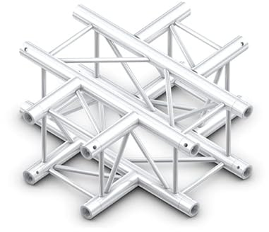 Milos Pro-30 Square G Truss - Cross 4-way QCVU41-90° corner - heavy duty - silver - G
