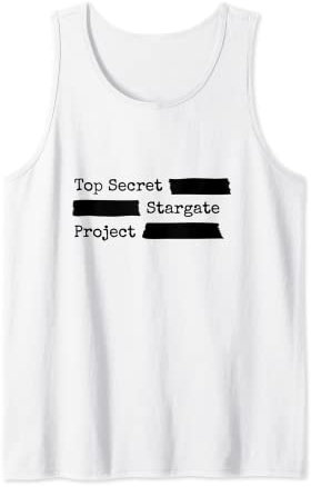 Stargate Project Streng geheim redigierte CIA-FBI-Mission Tank Top