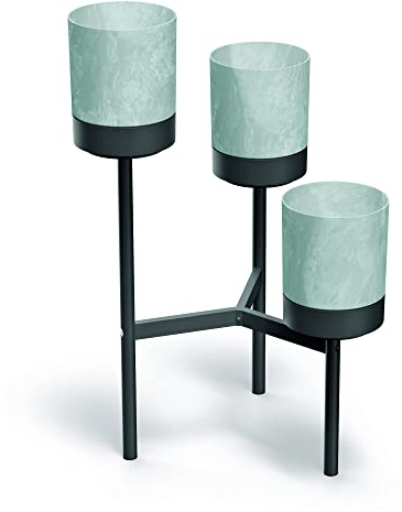 botle Blumenbeet Blumentopf Ubertopf Farbe Beton dreibeinig Metallrahmen Maße (LxBxH) 54 cm x 49 cm x 80,5 cm Material Kunststoff/Metall Rahmen 3 x 4L Modern losgelöst