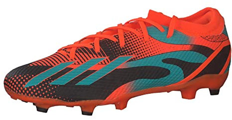 adidas Unisex X Speedportal Messi.3 Firm Ground Boots, Solar Orange/Mint Rush/Core Black, 11.5 UK