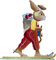 ETC Wilhelm Schweizer Figur aus Zinnlegierung Hase beim Langlauf Jahreshase 2023