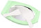 WOOXGEHM Máquina para Hacer Helados en Rollo, Práctica Plancha para Hacer Helados en Rollo de Calidad Alimentaria para Bricolaje Casero, Regalo Ideal para El Verano y Las Vacaciones(Green)