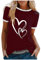 MJGkhiy Magliette Donna Manica Corta Offerte Larghe Stampate con Girocollo Stampa Base Tee Bluse Palestra Yoga T Shirts Casual Camicie Bluse Tunica Maglia Donna Elegante Lunga Estiva