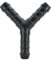 UKCABLE-TIES 2X Y-Piece Splitter Connector Hose Tube Pipe 3-Way Fuel Air Water Pipe Connector Joiner (Size: 10mm - (PJ39))