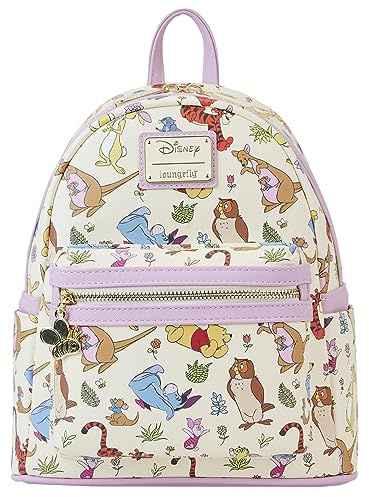 Loungefly Disney Mini Rucksack Winnie Puuh I-Aah Friends AOP Umhängetasche