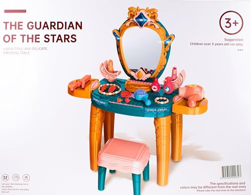 Kinder Schminktisch | Styling-Tisch | Make-up Set | 34-teilig | ab 3 Jahre
