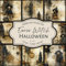 Eerie Witch Halloween: Scrapbook, Craft, Decoupage paper, 24 double-sided sheets, 12 designs, 6'' x 6''