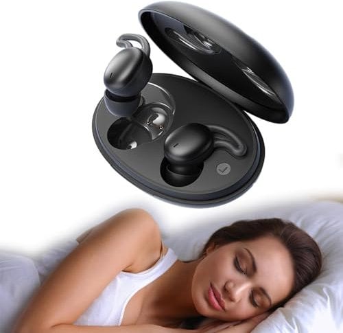 Xmenha Wireless Small Sleep Earbuds For Side Sleepers Smallest Tiny Invisible Earbuds Noise Cancelling Earphones For Sleep Bluetooth Hidden Invisible Sleeping Ear Buds For Small Ear Canals