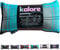 Wheat Bags Microwavable Neck and Shoulder Wrap - Relaxing Microwave Heat Pad for Comfort - Tartan Cotton Fabric with UK Wheat Bags Microwavable Unscented Compress by Kalore - Turquoise