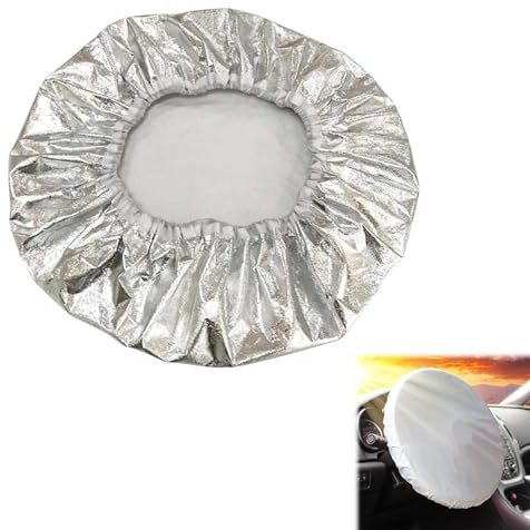 Parasol para Volante de Coche,Cubierta Universal para Volante de Coche,Volante de Protección Solar 50 x 50 CM,Cubre Volante Verano,Protector térmico para Volante de Coche para Protección Solar