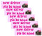 Nette Fahrer-Autoaufkleber, neuer Fahrer, bitte seien Sie freundlich, niedlicher Hamster-Aufkleber, lustiger Meme-Aufkleber für Fahrer, lustige Auto-Aufkleber, selbstklebend, wasserdicht, Autozubehör