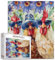 Hühner Familie Puzzles für Erwachsene 1000 Stück Elegante Hühner Lustige Tier Kunst Puzzles Bunte DIY Puzzles für Home Decoration Geschenke Familie Puzzle Perfekt für Spiel Abende