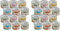 Landfleisch Hundefutter 24 x 195g Mixpaket | garantierter 4 Sorten Mix | Nassfutter für Hunde | Ohne Zusatz von Gluten, Zucker, GVO und Sojaprodukten