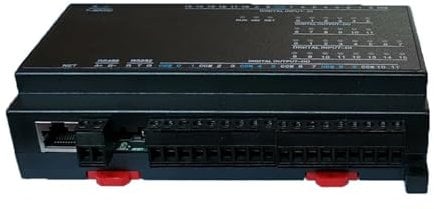 AMEHRU 8AI+4AO+8DI+12DO RS485 RS232 Ethernet Modbus Rtu TCP Io-Erfassungsmodul(I-V-E-485-232)