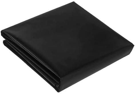 Film d'étanchéité imperméable et résistant en polyéthylène haute densité pour piscines à poissons Sous-couche épaisse de 0,2 mm d'épaisseur (4 x 6 m)