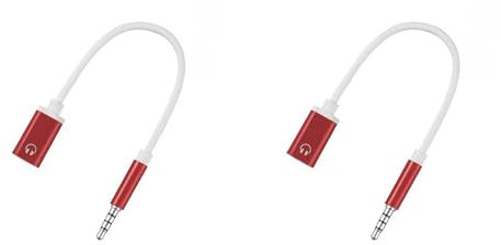 Sxmrmnx 2 cables de audio de 3,5 mm macho a tipo C hembra, adaptador de audio analógico para auriculares para reproductor de MP3, A