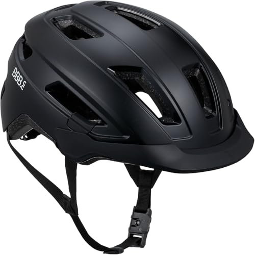 BBB Unisex – Erwachsene Dice E-Bike Helmet Fahrradhelm, Matte Black, Large: 58-61cm