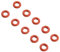 15Pcs O-Ring Coffee Machine Silicone Rubber Seal O-Rings Nozzle Gasket for Bosch Home Kitchen Appliance Accessories