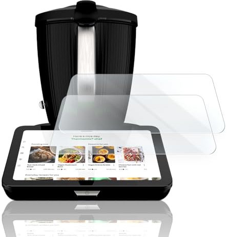 Schutzfolie Kompatibel für Vorwerk Thermomix TM7, Thermomix Zubehör, 2 Stück Touchfunktion Schutzfolie, Langlebig Kratzfest 2x Klar