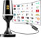 TV Aerial, Freeview Indoor TV Aerial with 560+ Miles Range 360° Reception, TV Antenna Indoor with Signal Booster & Magnetic Support Base, Support 4K 1080P VHF/UHF/DAB Radio and All TV