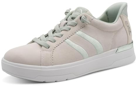 Tamaris Wide FIT Sneaker Materialmix Leder/Textil/Synthetik H-Weite