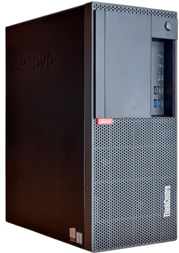 Lenovo PC Computer Desktop Tower ThinkCentre M920T, Processore Core i5-8500, Memoria RAM 32GB, Disco SSD 240 GB, HDD 2TB, Win 11 Pro (Ricondizionato)