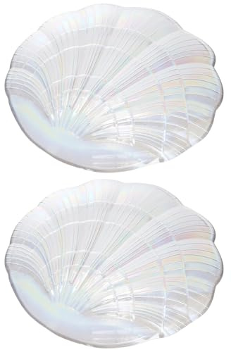 SHERCHPRY Lot de 2 Palettes Transparentes pour Nail Art Plateaux de Mélange de Vernis à Ongles Plaques DIY pour Peinture Manucure Accessoire Léger et Pratique pour Création de Couleurs