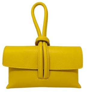 Chicca Borse Borsetta Pochette da Donna in Pelle Dollaro