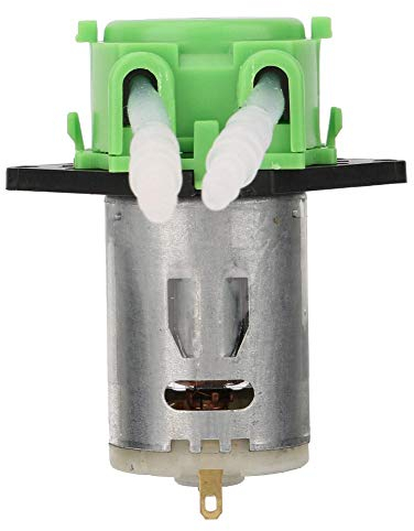 Pompes de Dosage Péristaltiques, Keenso DC 12V 3x5mm Pompe Doseuse Tête Péristaltique Chimique Liquide Eau Pompe À Eau Miniature Automatique pour Aquarium Chimique