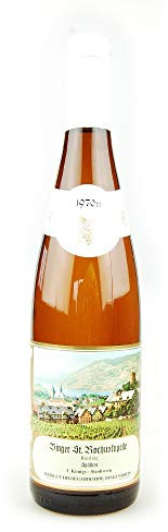 Wein 1970 Binger St. Rochuskapelle Strohwein Riesling Spätlese