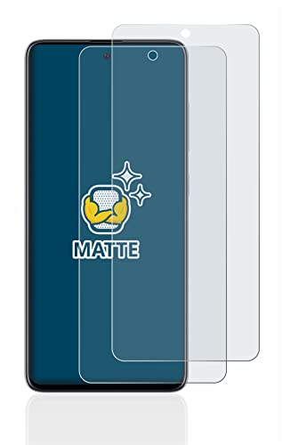 BROTECT Entspiegelungs-Schutzfolie für Samsung Galaxy A51 (2 Stück) Matte Displayschutz-Folie, Anti-Reflex, Anti-Fingerprint